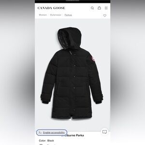 Canada Goose Shelburne Black Ski & Snow Jacket
